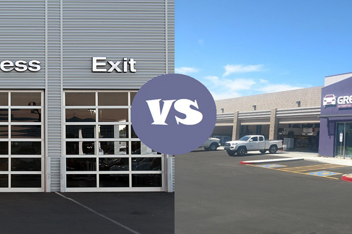 Dealership vs. Independent Repair Shop